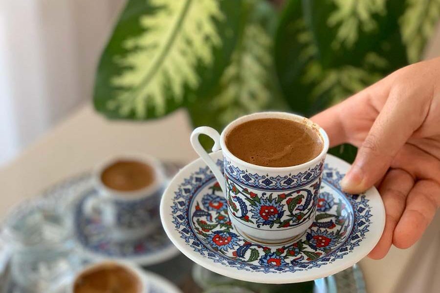 Türk kahvesi, Turkish coffee, kahve sunumu, kahve, coffee, Turkish coffee