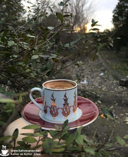 Açık havada kahve keyfi