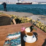İstanbul boğazında kahve keyfi