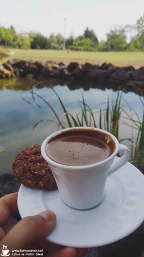 açık havada kahve keyfi