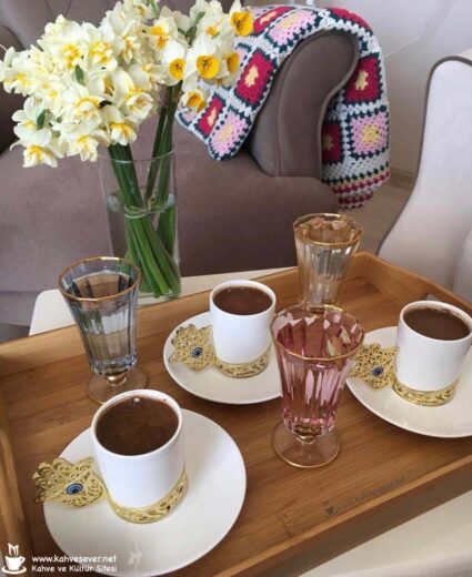 Türk kahvesi, Turkish coffee, kahve sunumu, kahve, coffee, Turkish coffee