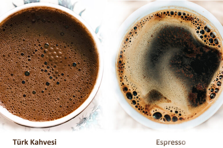 Turk kahvesi ve espresso Turk kahvesi ve espresso