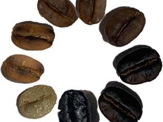 kavrulmuş kahve çeşitleri