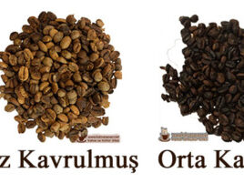 kavrulmuş kahve çeşitleri