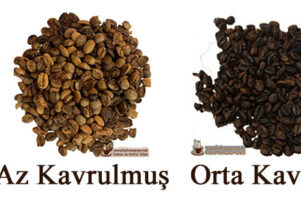 kavrulmuş kahve çeşitleri